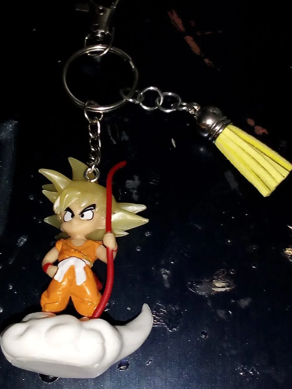 Dragon Ball Super Saiyan Kid Goku Bag Charm Keychain
